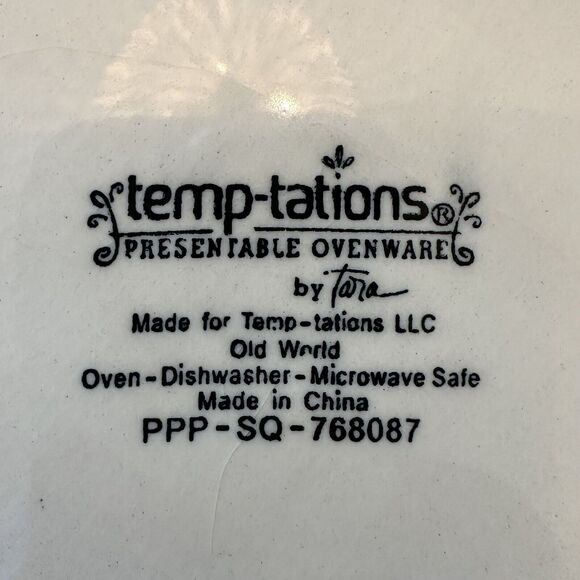 Temptations Bakeware by Tara‎ Old World - Red Handle Platter - Picture 3 of 3
